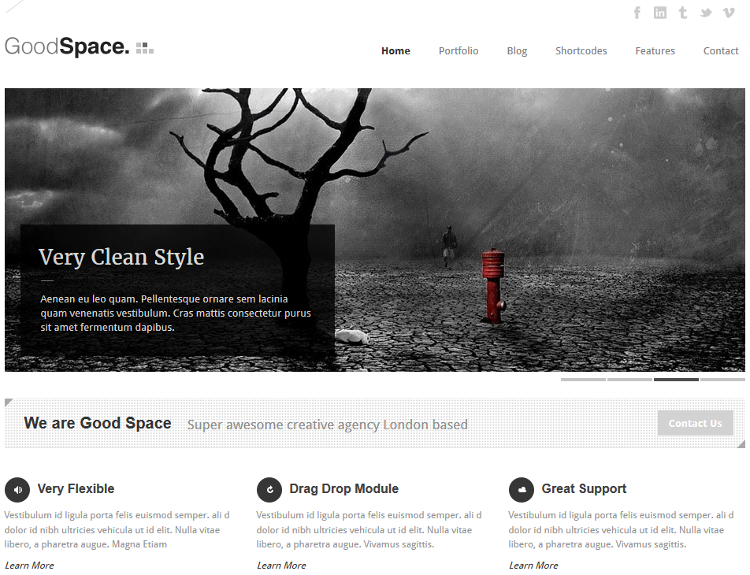 Good Space WordPress Theme