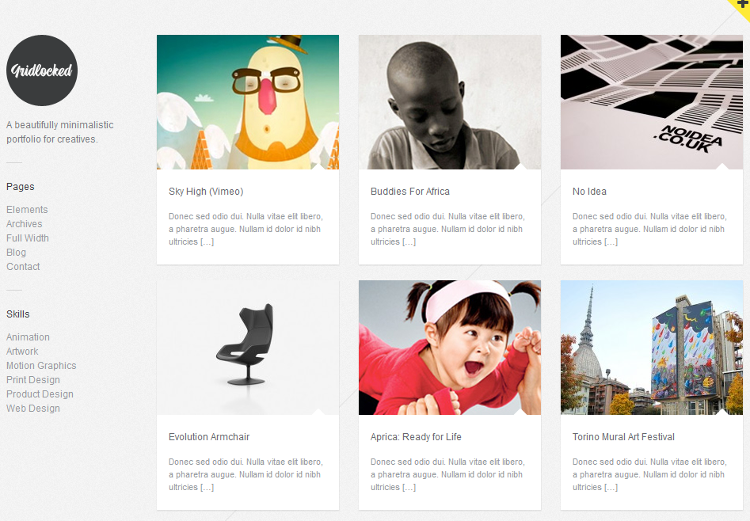 Gridlocked WordPress Theme Gridlocked WordPress Theme