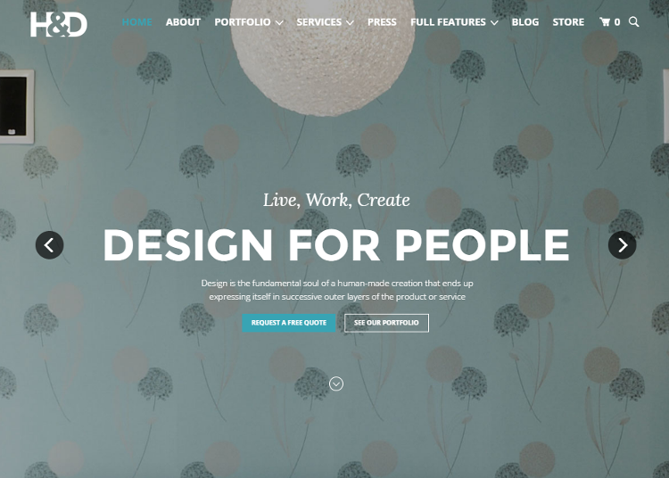 H&D WordPress Theme H&D WordPress Theme