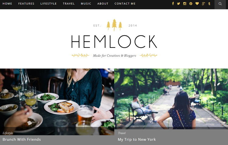 Hemlock WordPress Theme