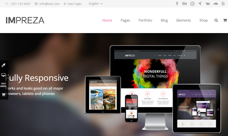Impreza WordPress Theme