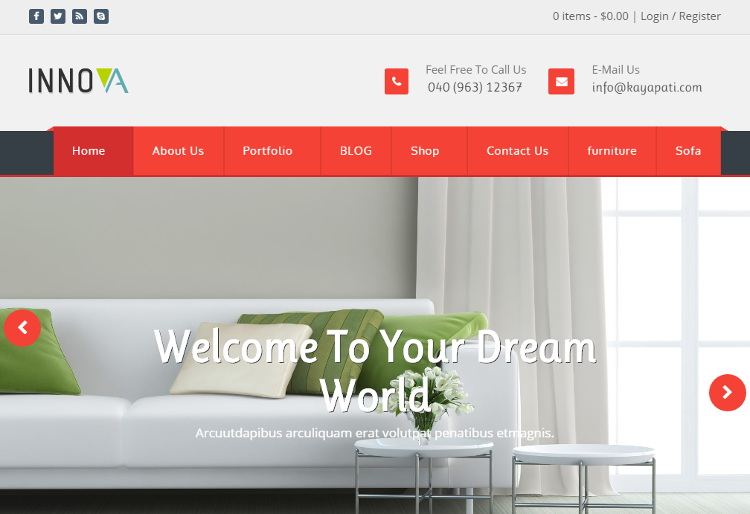 Innova WordPress Theme Innova WordPress Theme
