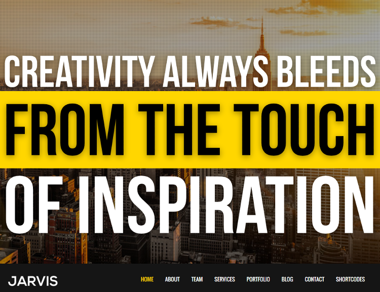 Jarvis WordPress Theme Jarvis WordPress Theme