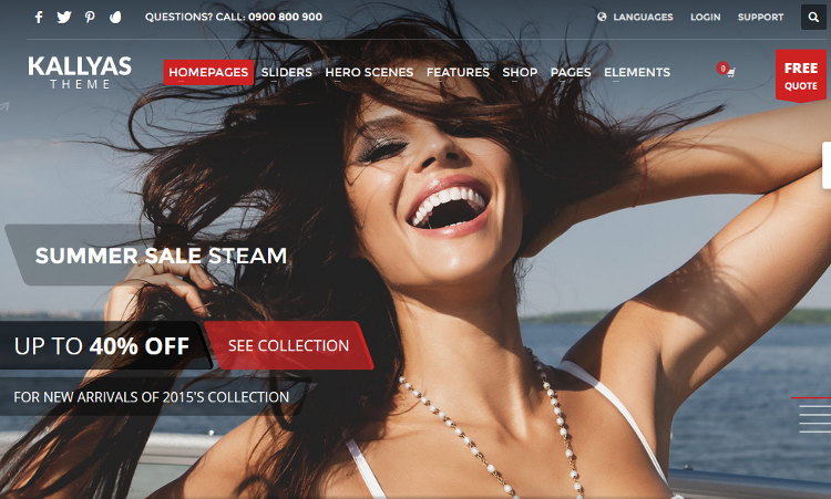 KALLYAS WordPress Theme