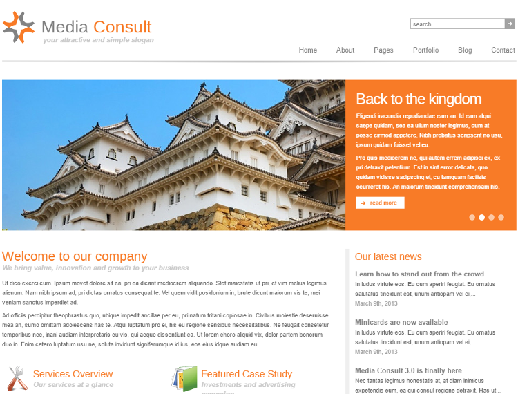 Media Consult WordPress Theme