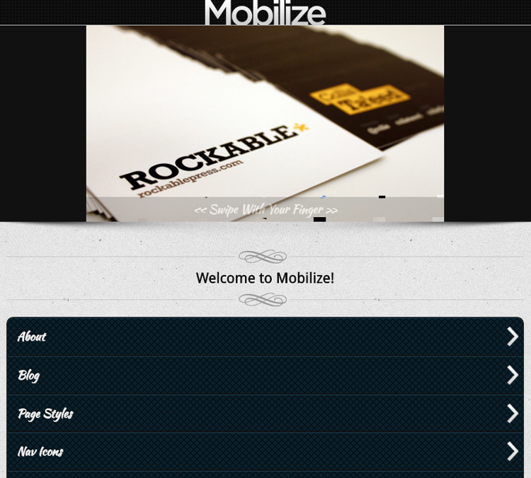 Mobilize WordPress Theme Mobilize WordPress Theme