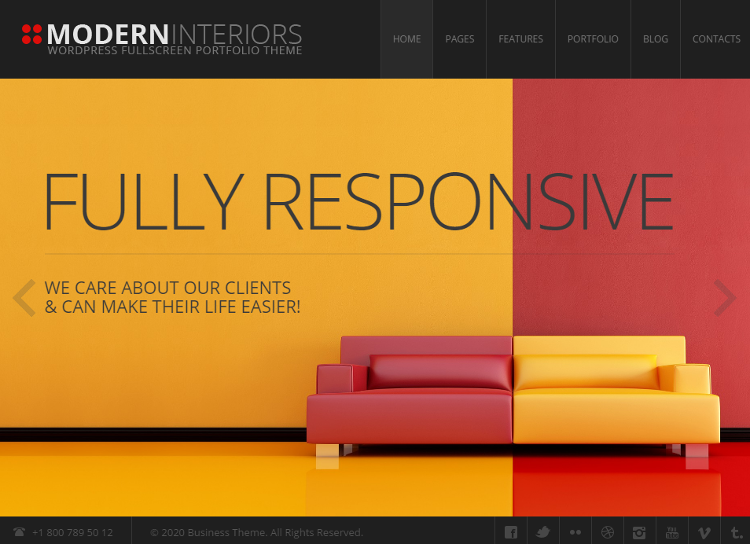 Modern Interior WordPress Theme Modern Interior WordPress Theme