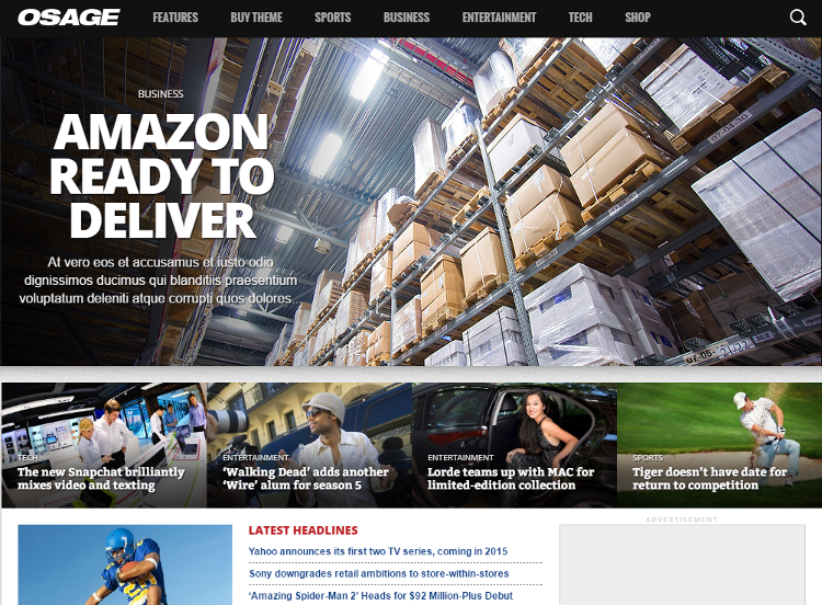 Osage WordPress Theme