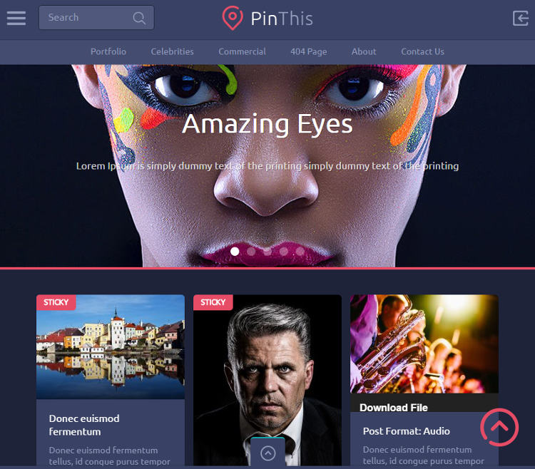 PinThis WordPress Theme