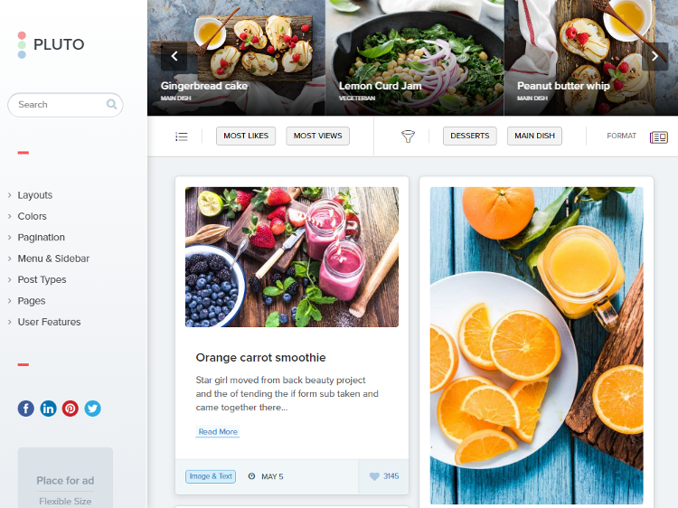 Pluto WordPress Theme