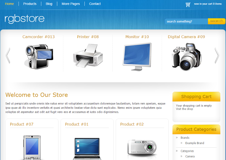 RGBStore WordPress Theme