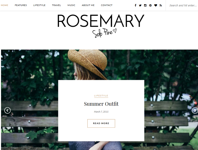 Rosemary WordPress Theme