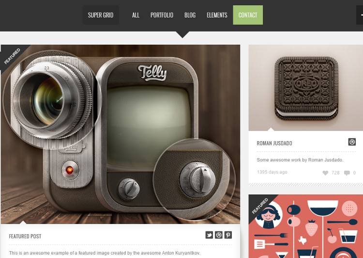 SUPER GRID WordPress Theme