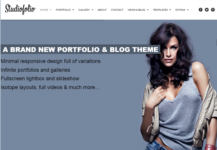 Studiofolio WordPress Theme