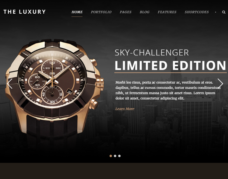 The Luxury WordPress Theme The Luxury WordPress Theme