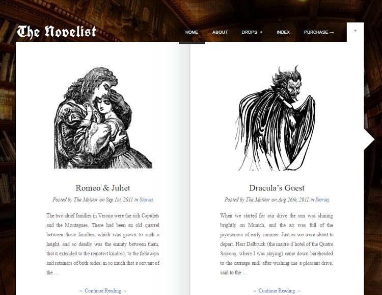 The Novelist WordPress Theme