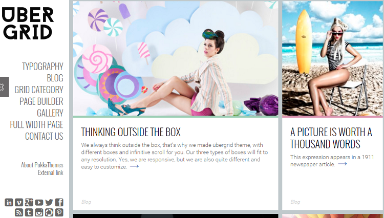 Ubergrid WordPress Theme