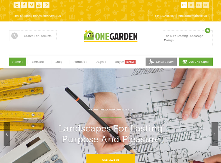 123 Garden WordPress Theme 123 Garden WordPress Theme