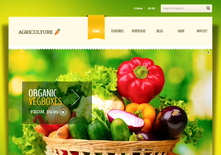 Agriculture WordPress Theme
