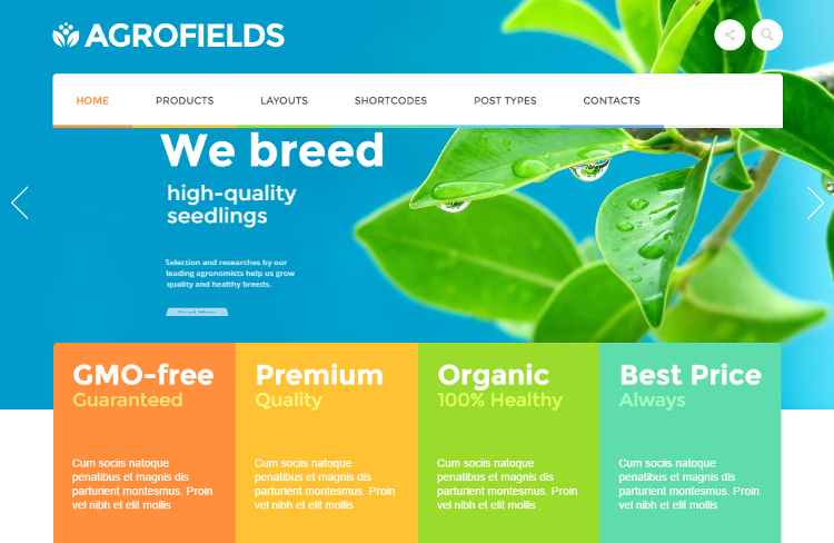 Agrofields WordPress Theme