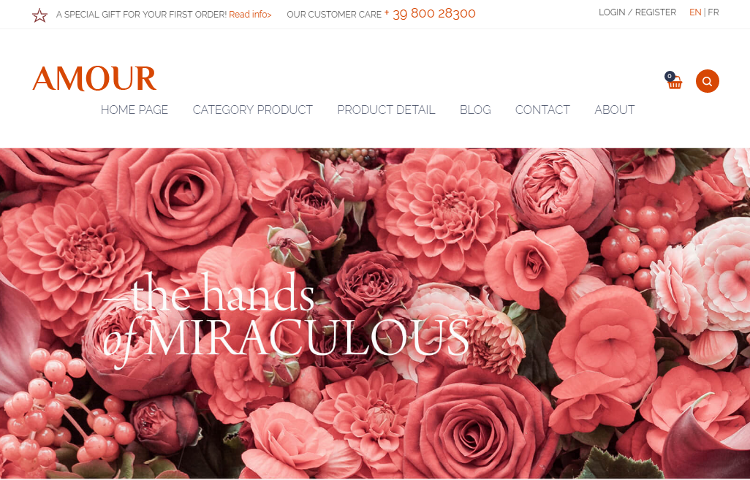 Amour WordPress Theme Amour WordPress Theme