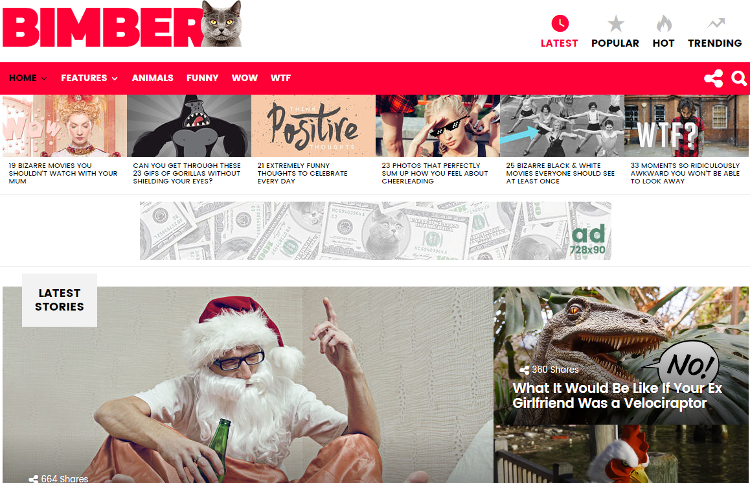 Bimber WordPress Theme