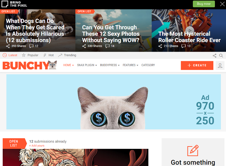 Bunchy WordPress Theme
