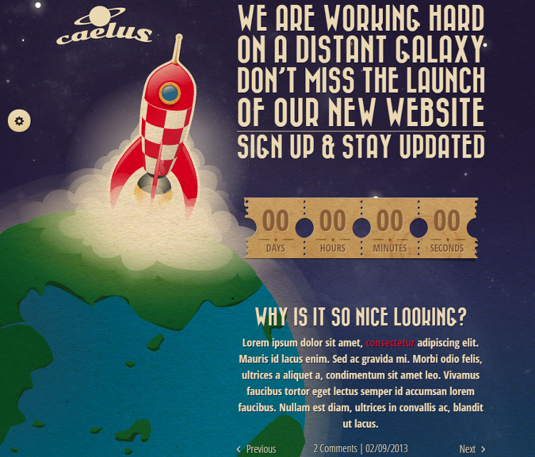 Caelus WordPress Theme Caelus WordPress Theme