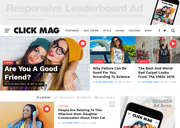 Click Mag WordPress Theme