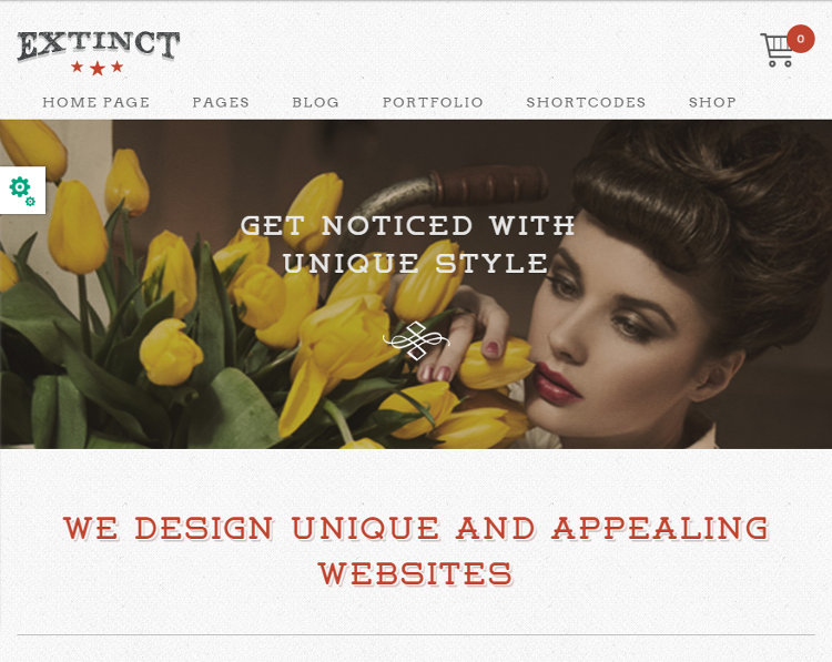 Extinct WordPress Theme Extinct WordPress Theme