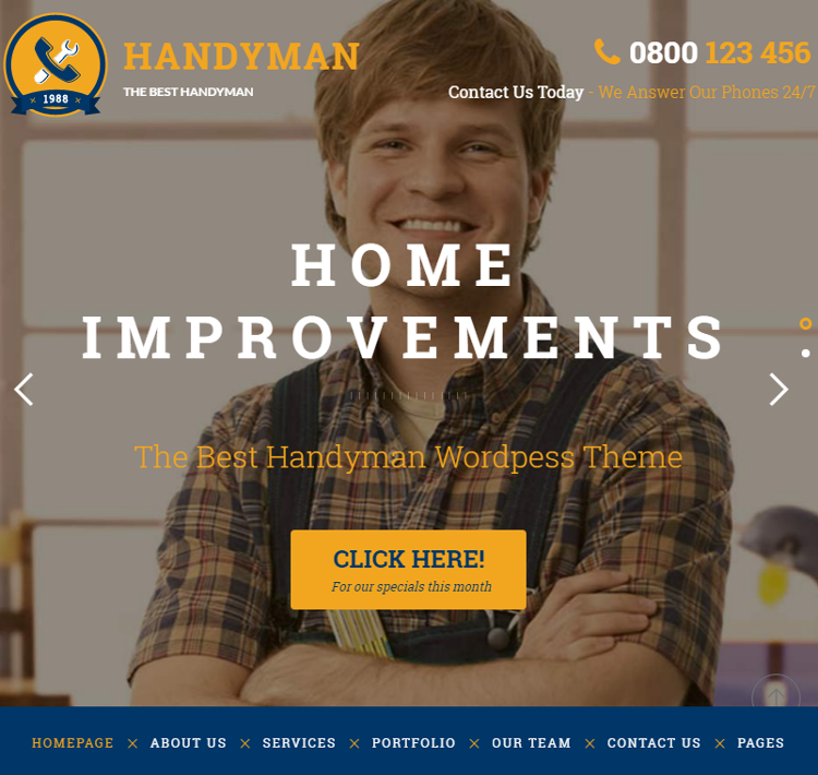 Handyman WordPress Theme