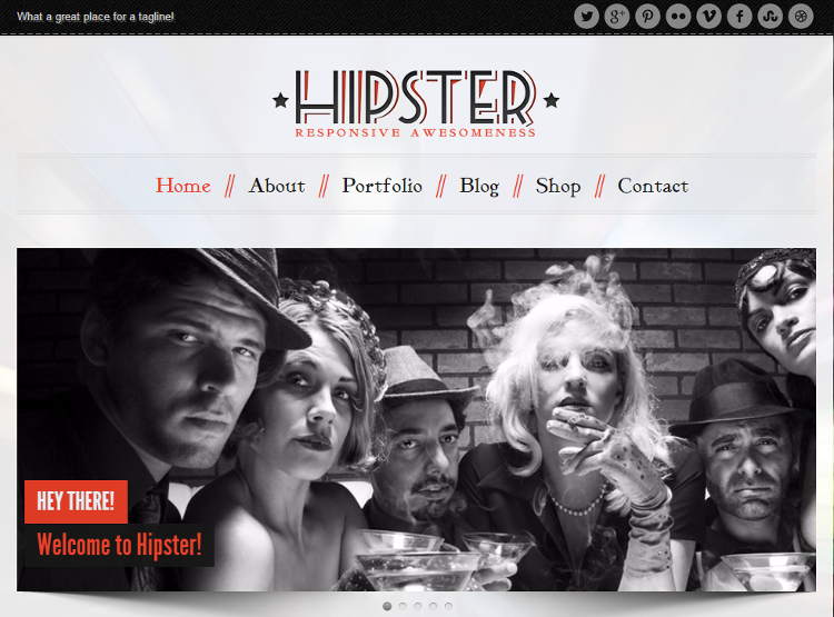 Hipster WordPress Theme Hipster WordPress Theme