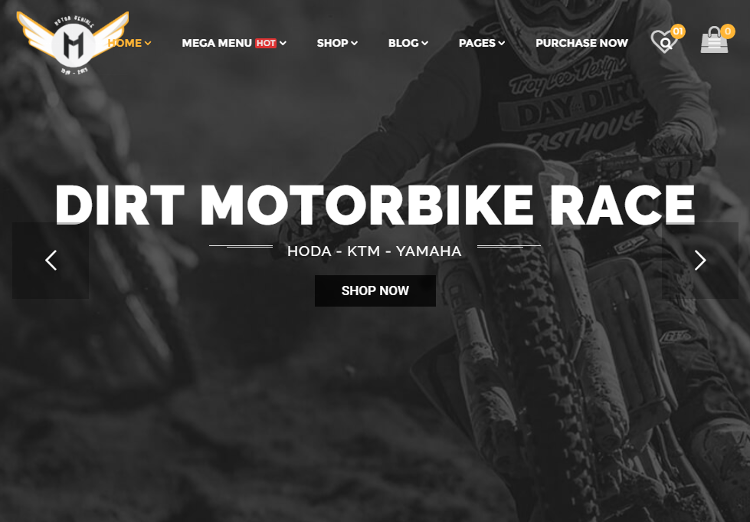 Motor Vehikal WordPress Theme