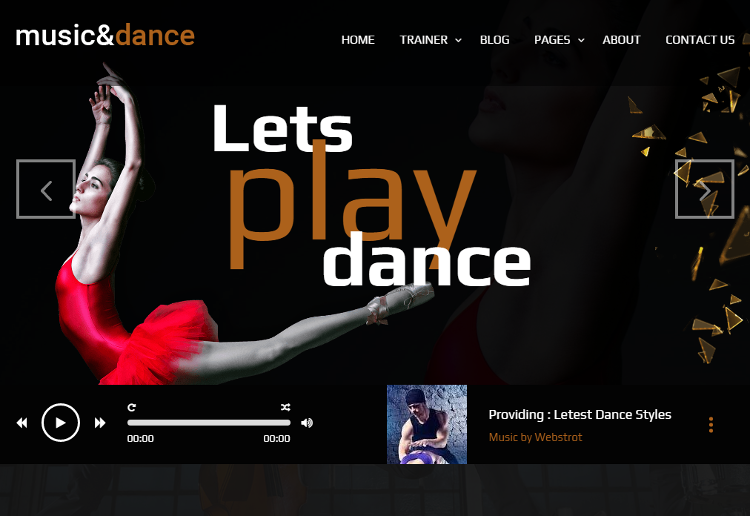 Music & Dance WordPress Theme Music & Dance WordPress Theme