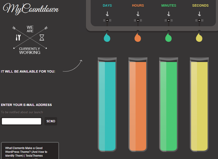 MyCountdown WordPress Theme MyCountdown WordPress Theme