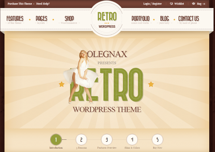 Retro WordPress Theme Retro WordPress Theme