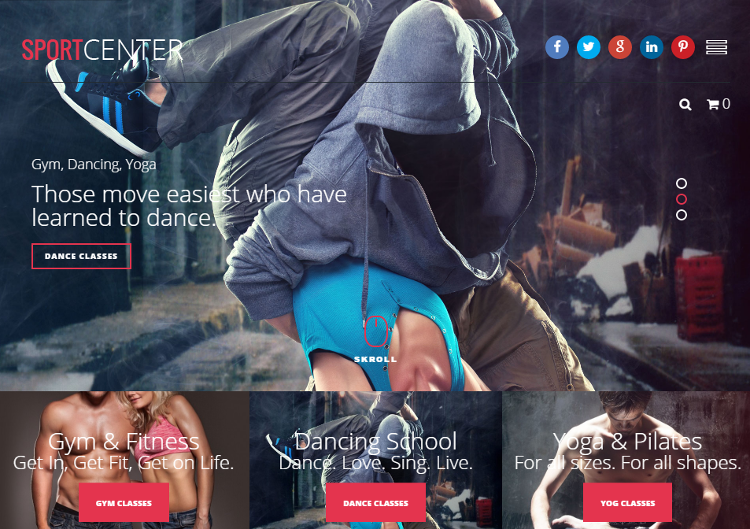 Sport Center WordPress Theme Sport Center WordPress Theme