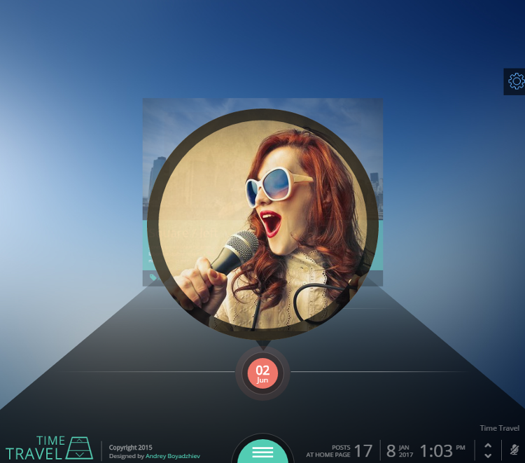 Time Travel WordPress Theme