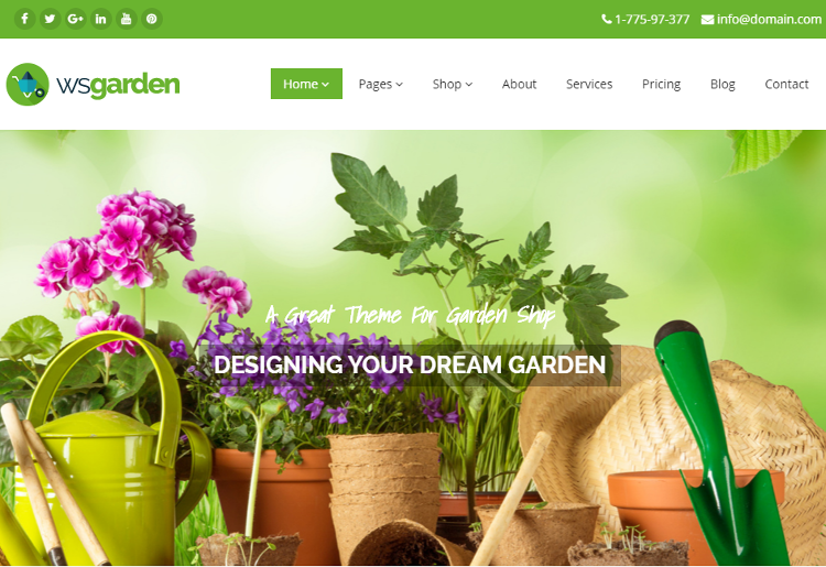 WS Garden WordPress Theme WS Garden WordPress Theme