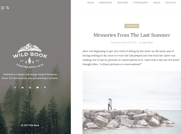 Wild Book WordPress Theme Wild Book WordPress Theme