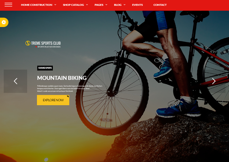 Xtreme Sports WordPress Theme