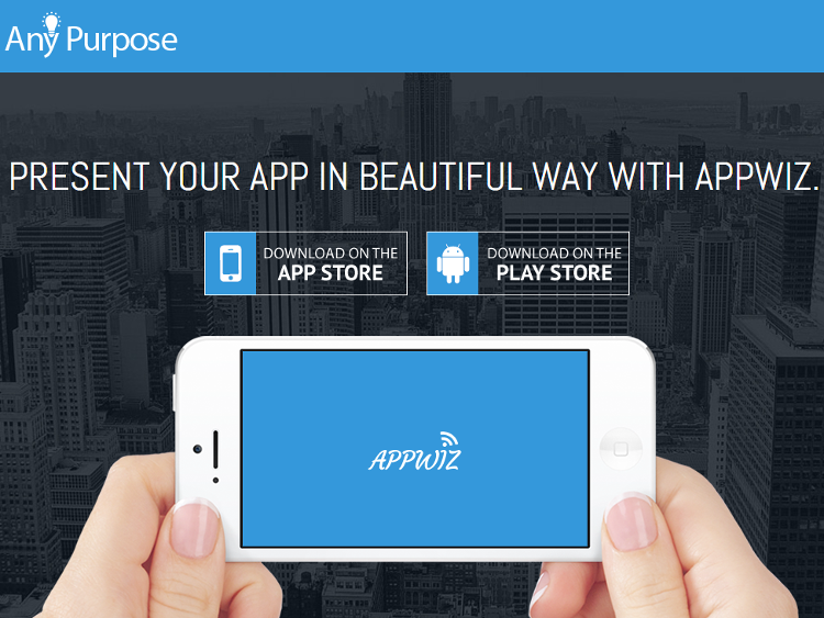 AnyPurpose Pagewiz Landing Page Template