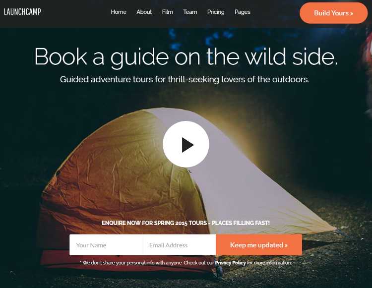 Launchkit Landing Page Template
