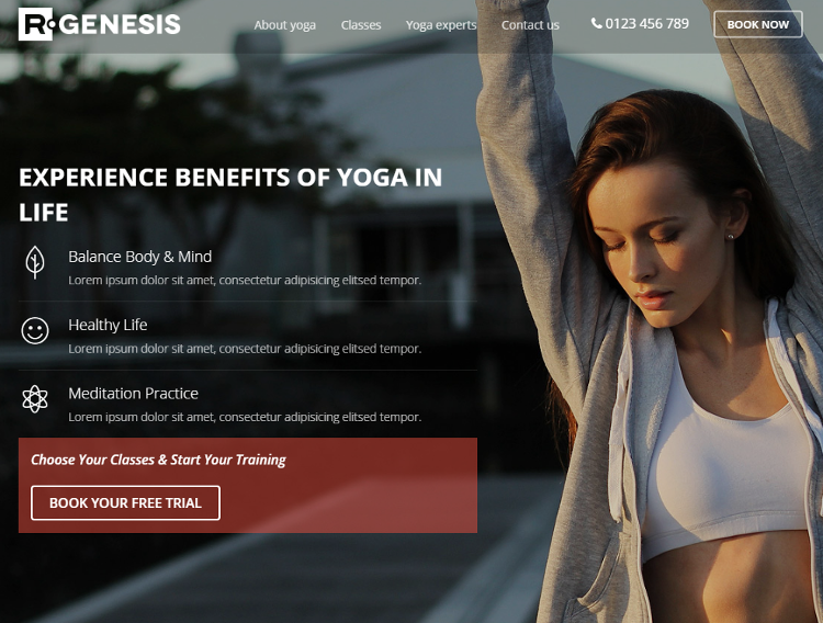 RGen Landing Page Template