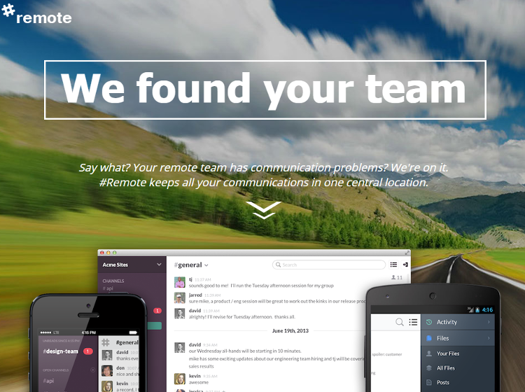 Remote Pagewiz Landing Page Template