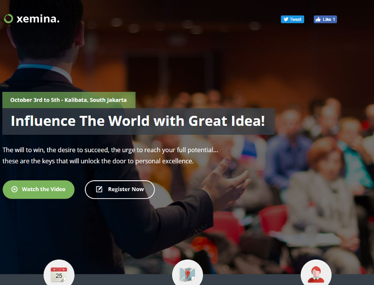Xemina Instapage Landing Page Template