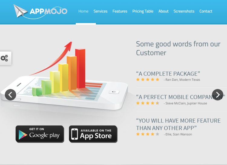 App Mojo HTML5 Template App Mojo HTML5 Template