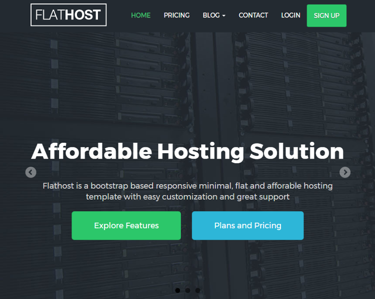 FlatHost HTML5 Template FlatHost HTML5 Template
