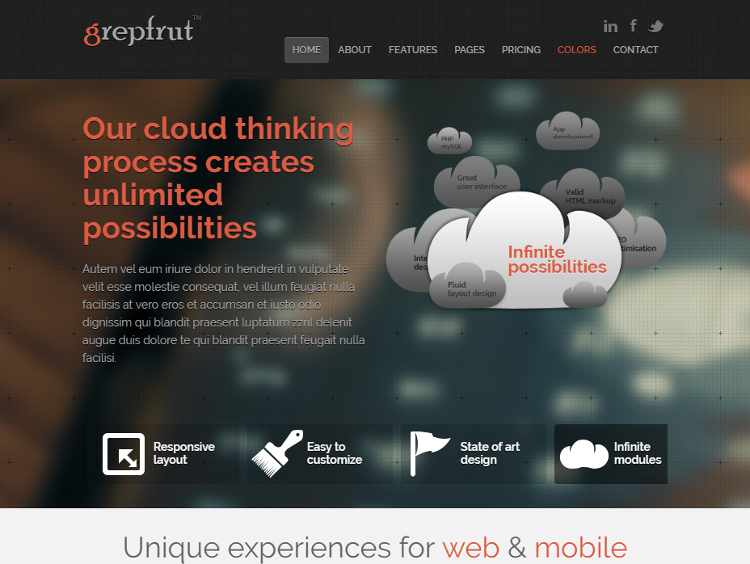 Grepfrut HTML5 Template Grepfrut HTML5 Template