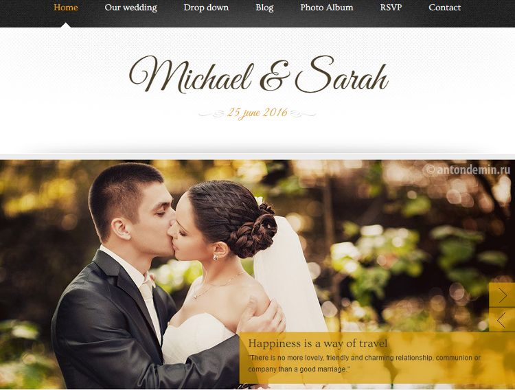 Marriage HTML5 Template